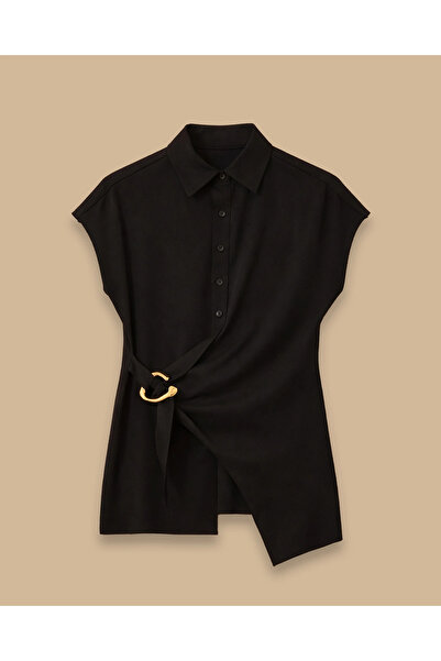 SEÇİL Bağlama Detaylı Tokalı Gömlek