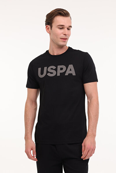 U.S. Polo Assn. GEARTIY025 Crna muška majica kratkih rukava T-shirt