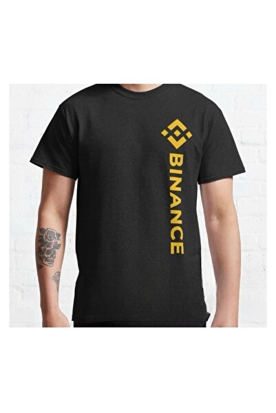 Herşey Nota Binance Btc Bitcoin Design Unisex %100 bumbac tricou