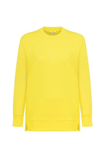 Jaya Pamuklu Sweatshirt / Neon Sarı