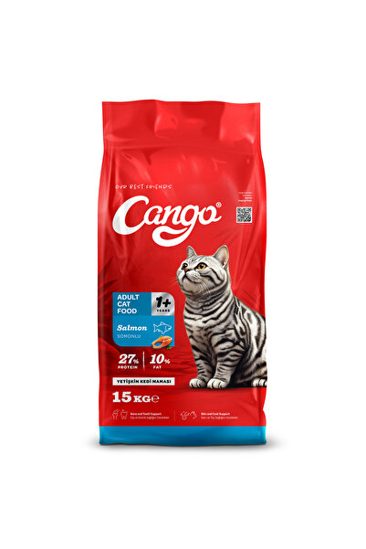 Cango Hrana uscata pisici adulte 15 kg, somon – masa musculara, blana straluc...