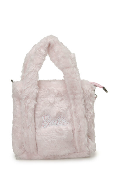 Barbie PELUS  CPRZ 4PR Pudra Kız Çocuk Peluş Çanta