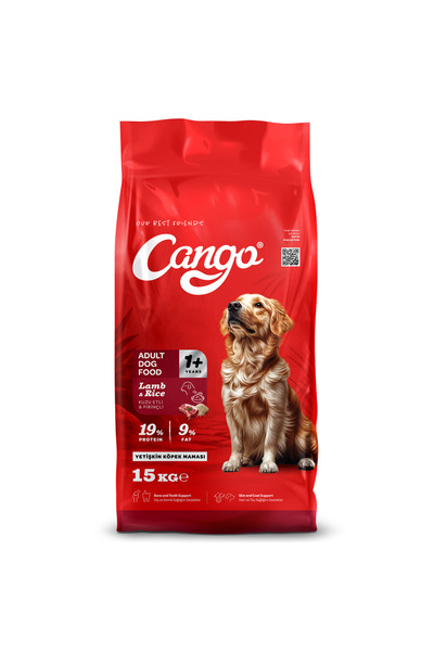 Cango Hrana uscata caini adulti, 15 kg, cu miel si orez, mancare caine echili...