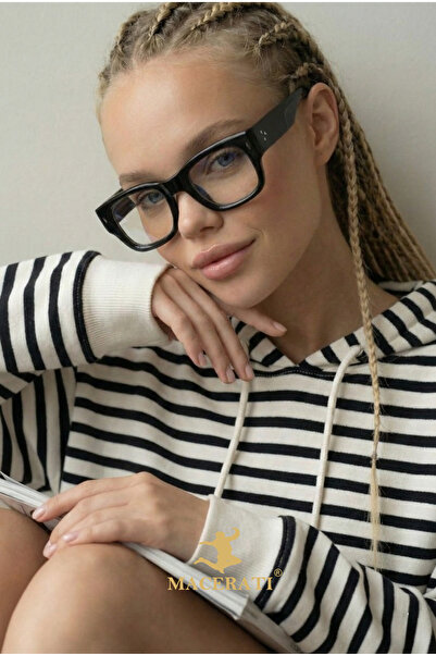 MACERATİ نظارات ماسكول للجنسين مزودة بفلتر الضوء الأزرق