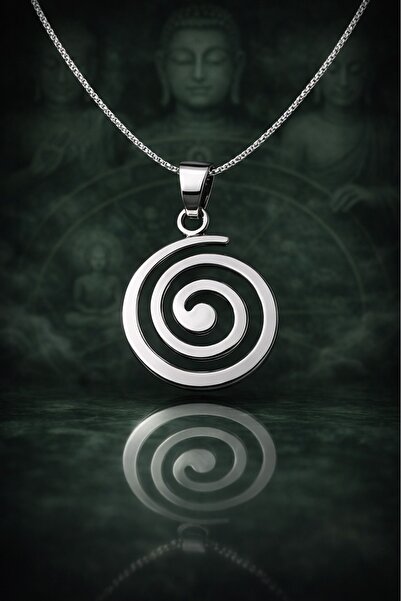 voyageaccessory دورة الحياة مع قلادة حلزونية غامضة للشرق الأبعد من Zen Energy