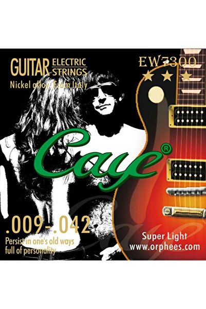 Caye EW7300 مجموعة سلاسل الجيتار الكهربائي النيكل 009-042