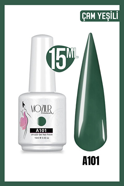 MOZIUR Kalıcı Oje Uv Led A101 (YEŞİL SERİSİ) 15ml