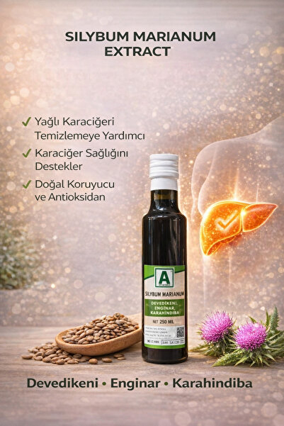 Aktarzane Sılybum Marıanum Deve Dikeni Enginar Karahindiba Extract 250 ml