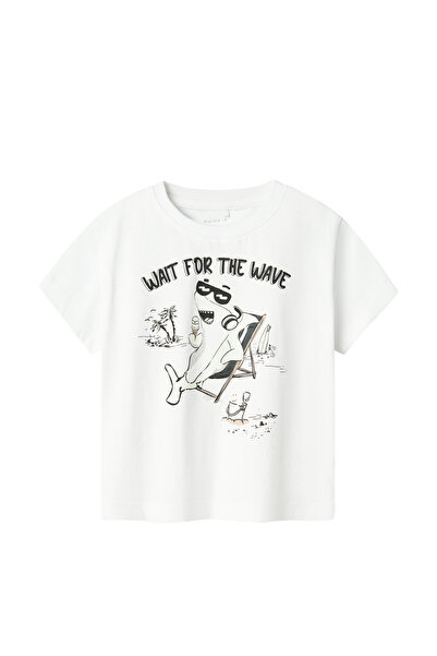 Name it NMMZEKLA NREG SS TOP Beli dečački majica kratkih rukava T-shirt