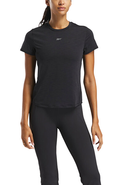 Reebok RBK-CHILL ATHLETIC TEE Черна дамска тениска с къс ръкав