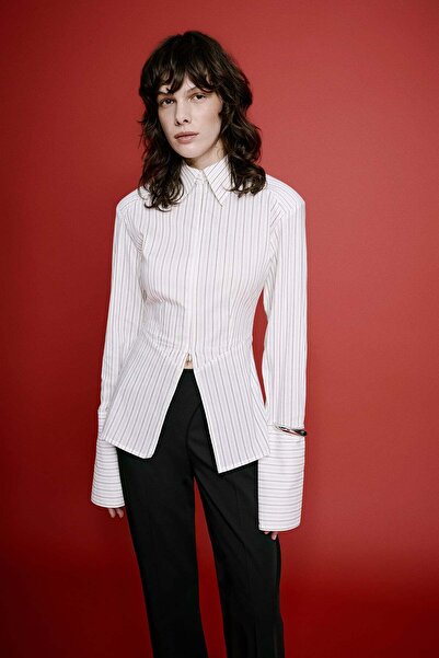 VATKALI Zippered Waist-Fitted Shirt - Premium Edition