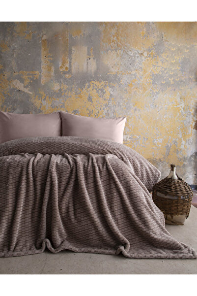 Apricitas HOME Tek Kişilik Trusty Vizon Jakar Desen Battaniye 160x220 CM