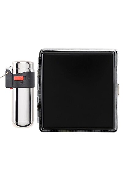 Atomic German Siyah Çakmak ve Tabaka Hediye Seti 15672