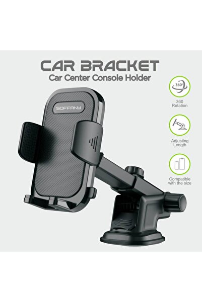 Soffany HY-720 HY-720 360° Vantuzlu Araç İçi Telefon Tutucu