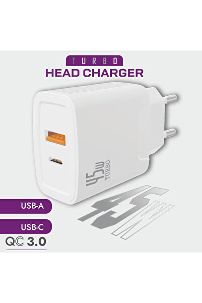 Soffany SY-214 SY-214 45W Usb-A ve Usb-C Şarj Adaptörü