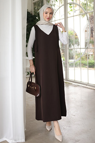 İmajButik Καφέ γραβάτα ώμου Gilet