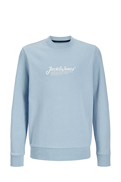 Jack & Jones JJBEAU CREW NECK JNR Mavi Erkek Çocuk Sweatshirt