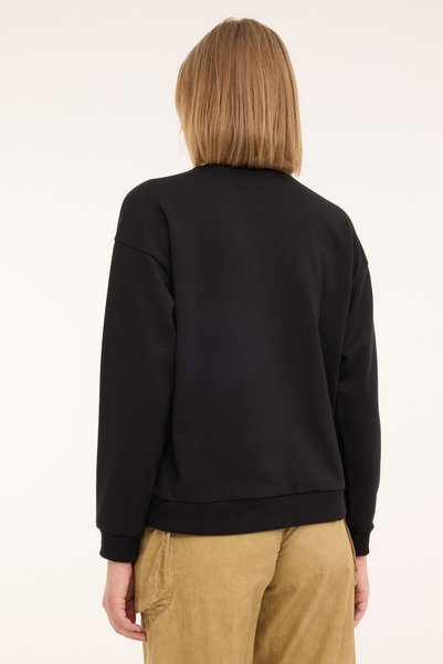Kinetix Wb C Neck 16Sn82 4Pr Black Women's Sweatshirt