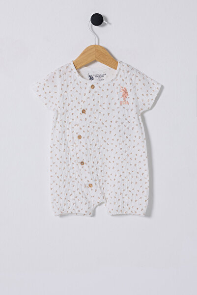 U.S. Polo Assn. U.S. Polo Assn Salopetă albă pentru fetiță