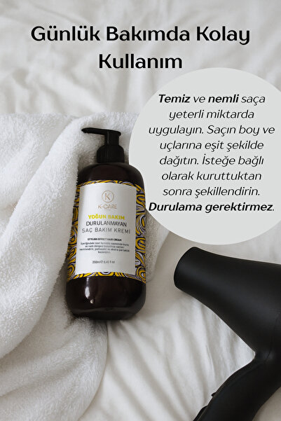 K K-CARE Cosmetics Yoğun Bakım Durulanmayan Şekillendirici Saç Bakım Kremi 250