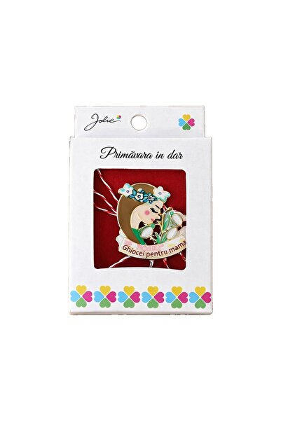 Flippy Martisor Brosa Mica in Cutie, Dimensiune Brosa 2.5-3 cm, Material Meta...