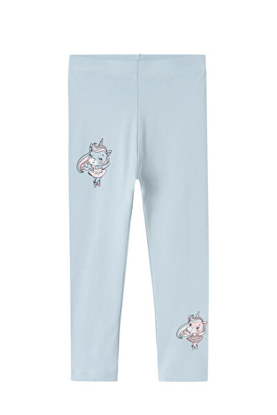 Name it NMFVIVIAN AOP LEGGING Mavi Kız Çocuk Tayt