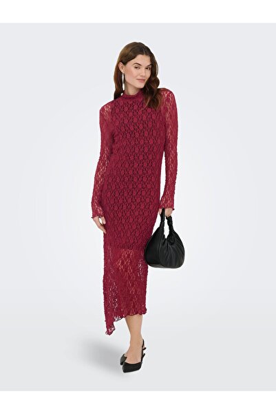 JDY Kleid aus Spitze JDYDINA Midikleid