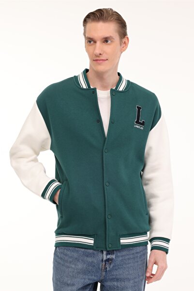 lumberjack ML HATZ 18HS57 4PR Yeşil Erkek Eşofman Üstü