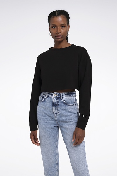 Reebok ACTIV COLL DREAMBLEND MID Siyah Kadın Sweatshirt