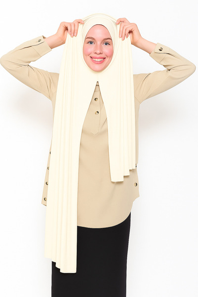 moda nokta Ready-To-Wear Practical Luxurious Organic Plain Combed Cotton Shaw...