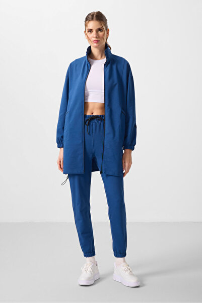TOMMY LIFE Κοστούμι τουνίκ γυναικεία αθλητική φόρμα με φερμουάρ με όρθιο γιακ...