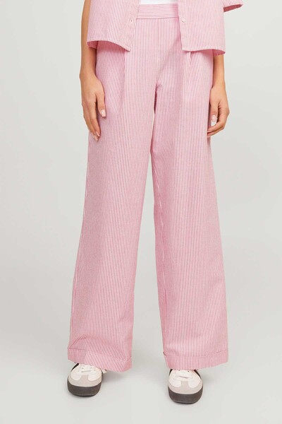 JJXX JXSIVA OXFORD MW PANTS WV Kırmızı Kadın Pantolon