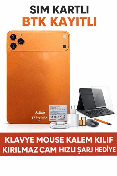 asfteknoloji 17 Pro Max Tablet 32GB RAM 1TB Hafıza | Sim Kartlı BTK Kayıtlı |...