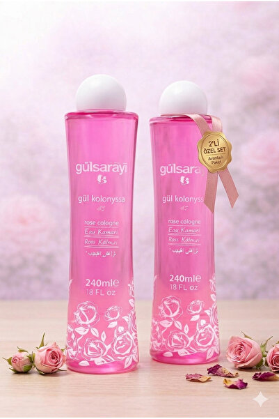 Gülsarayı GÜLSARAYI GÜL KOLONYASI 240 ML 2' Lİ AVANTAJLI PAKET