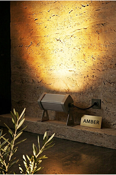 Volaris Led Amber Wallwasher 10 Cm 3 Watt Dış ve İç Cephe Aydınlatma Ip65 Su ...