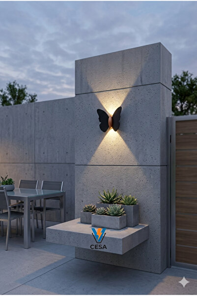 cesaa elektirik elektrikli Kelebek Duvar Apliği Led Duvar Lambası Modern Deko...