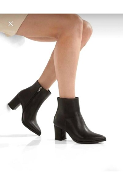 BZC AYAKKABI Жіночі чорні зручні черевики на підборах