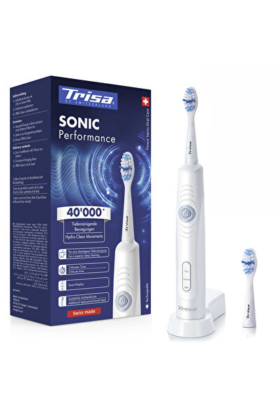Trisa Performance professional sonic electric toothbrush, 40,000 sonic pulses...