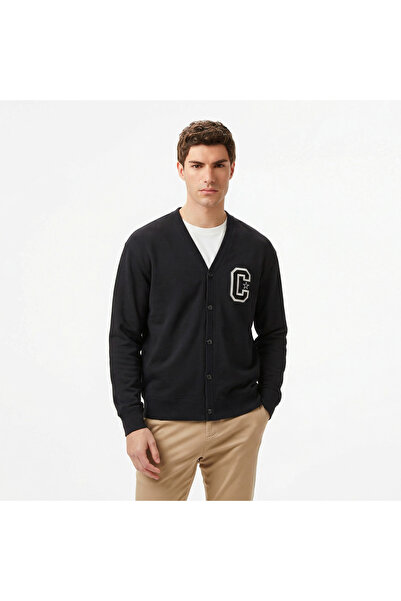 Converse Retro Cardigan Erkek Siyah Hırka