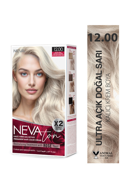 Nevaton 12.00 FİLDİŞİ Kalıcı Krem Saç Boyası Seti (X2)