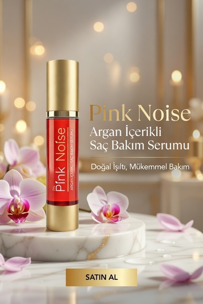 PN PİNK NOİSE ARGAN İÇERİKLİ SAÇ BAKIM SERUMU 50ML TÜM SAÇLAR İÇİN CANLILIK PARLAKLIK DOĞALLIK
