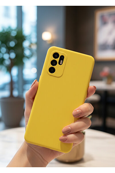 TechTrove Oppo Reno 6 Kılıf İçi Kadife Soft Silikon Lansman Kapak