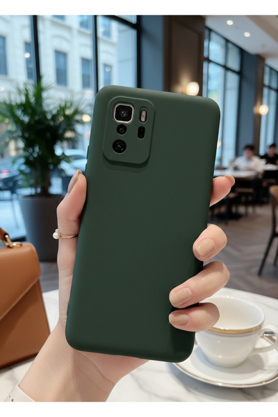 TechTrove Poco X3 GT Kılıf Içi Kadife Süet Tasarımlı Kamera Korumalı Silikon ...