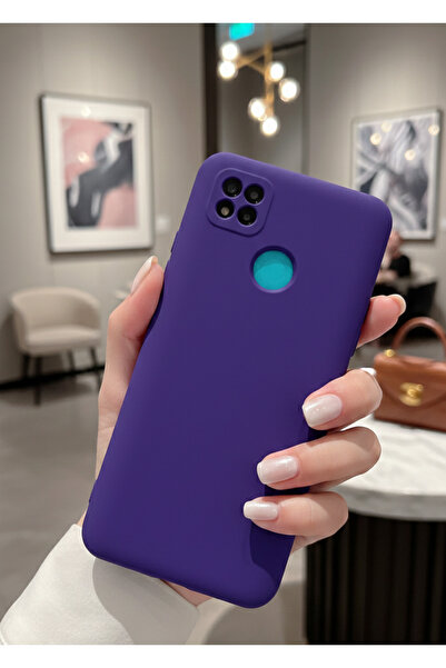 TechTrove Xiaomi Redmi 9C Kılıf Içi Kadife Süet Tasarımlı Kamera Korumalı Sil...