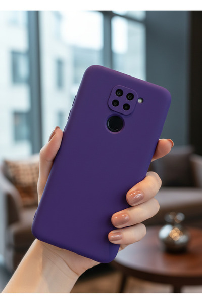 TechTrove Xiaomi Redmi Note 9 Kılıf Içi Kadife Süet Tasarımlı Kamera Korumalı...