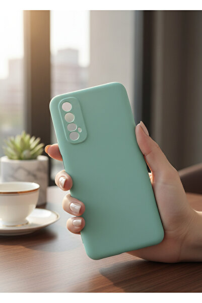 TechTrove Realme 7 Kılıf İçi Kadife Soft Silikon Lansman Kapak