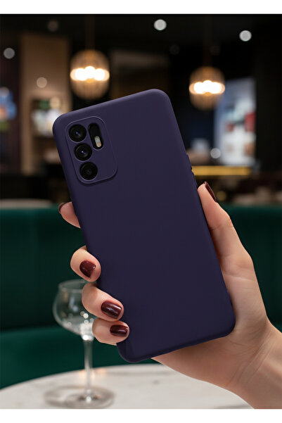 TechTrove Oppo Reno 6 Kılıf İçi Kadife Soft Silikon Lansman Kapak