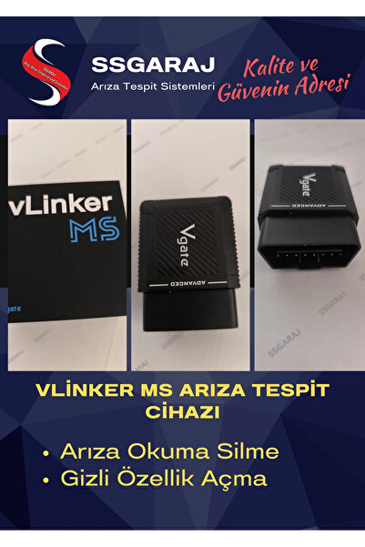 Vgate VLİNKER MS Arıza Tespit Cihazı İos Android