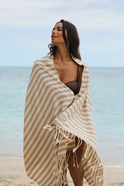 Green Petition Mare Sand Beige, Organik Ve Recycle Pamuk, Taşıma Çantalı, Büy...