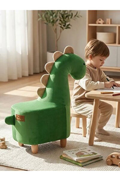 zooturak Sarılbana Dinazor Dino Hayvanlı Puf Çocuk Koltuğu